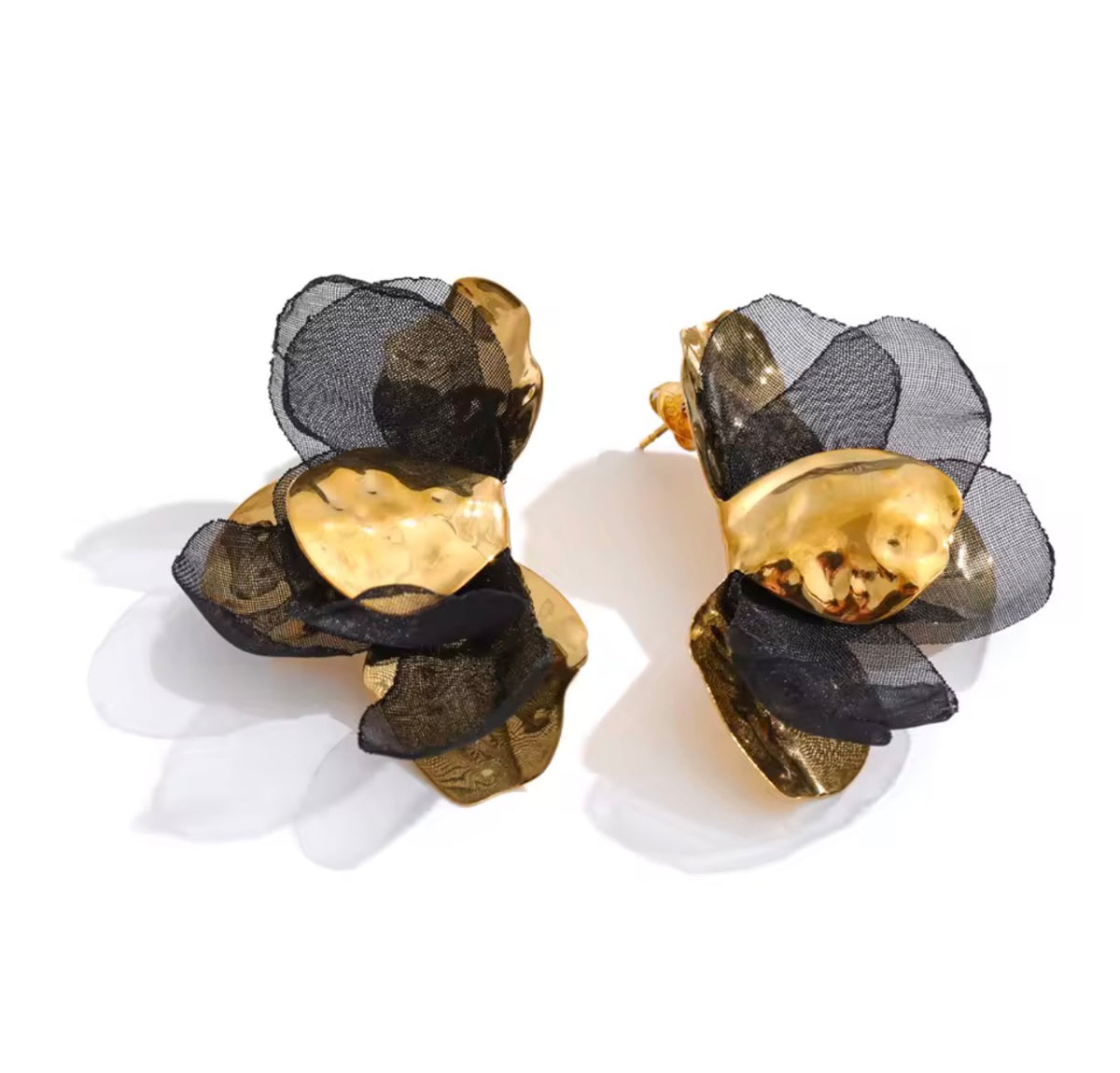 Black Floral Bloom