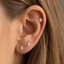 Piercings Cristales PVD 18k