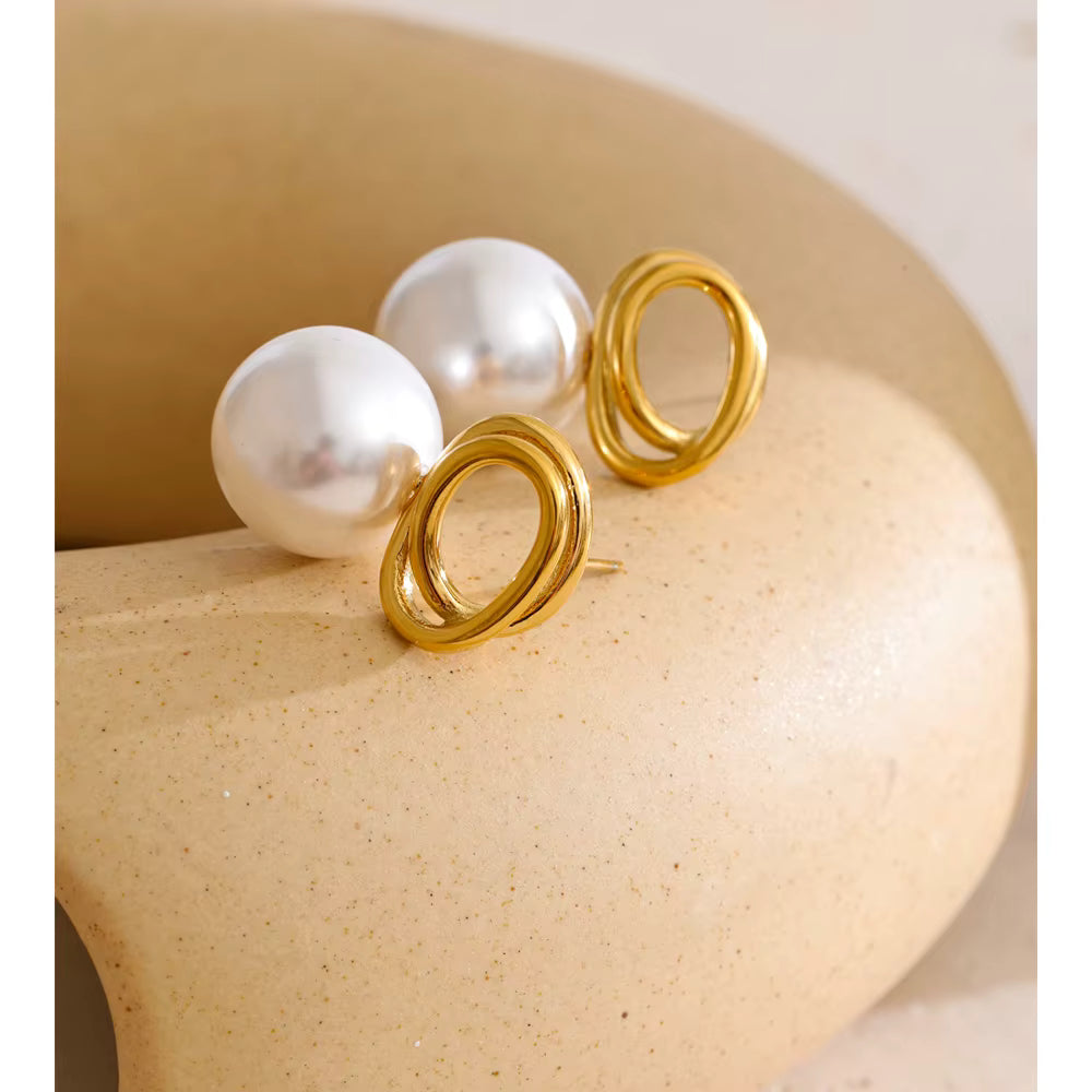 Pearl Knot Studs
